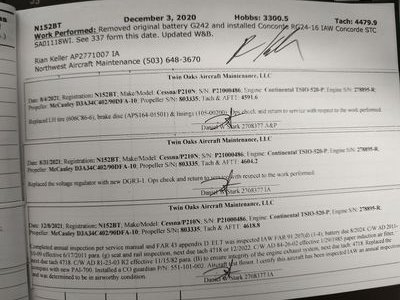 Airframe log page 5
